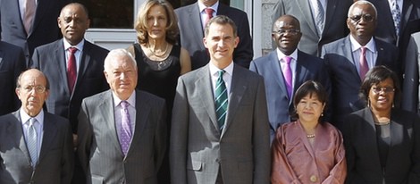 El Rey Felipe VI recibe a embajadores ante Naciones Unidas