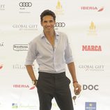 Óscar Higares en el torneo de golf en Marbella de la Global Gift 2014