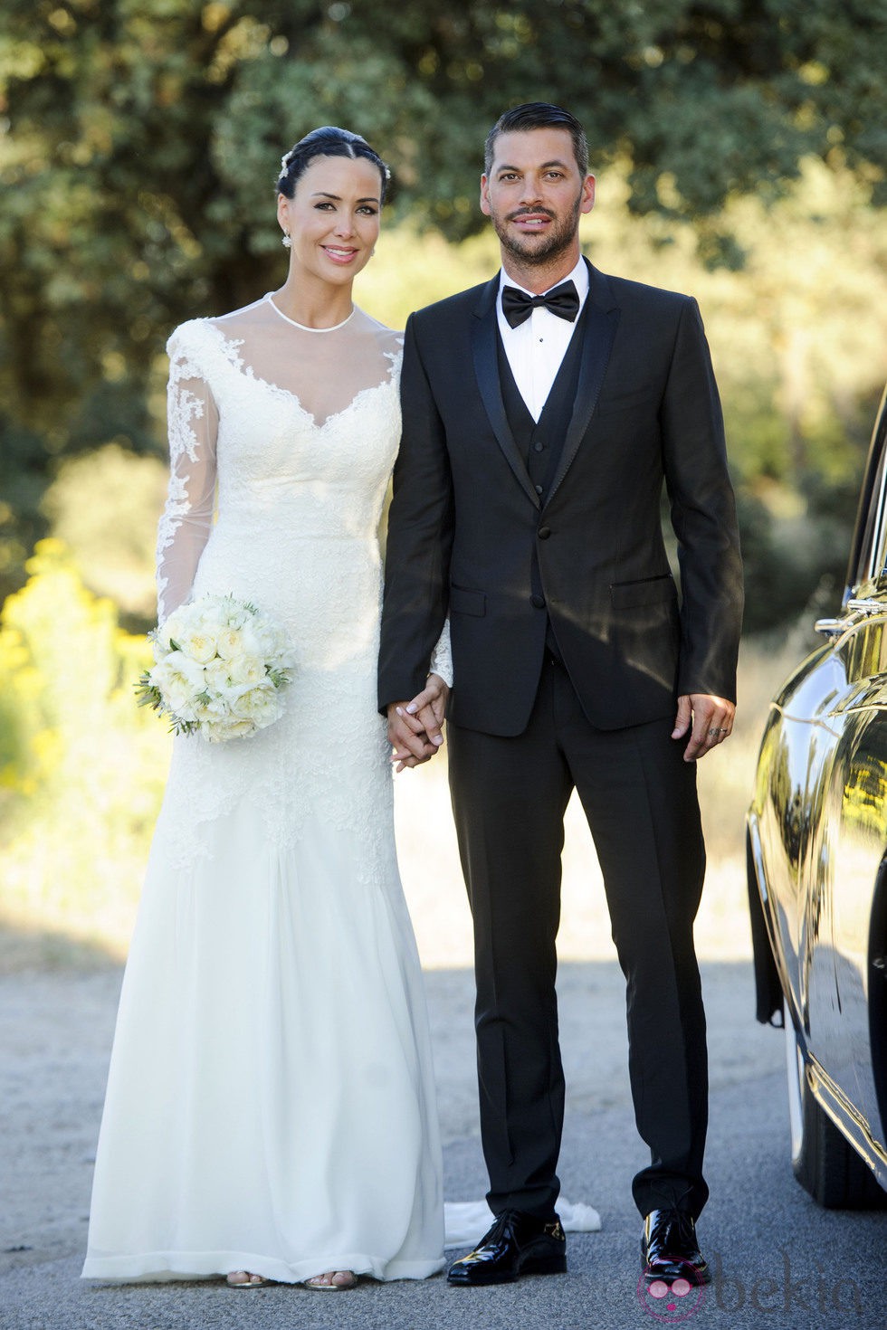 René Ramos y Vania Millán el día de su boda