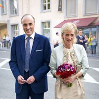Astrid y Lorenzo de Bélgica en el Día Nacional de Bélgica 2014