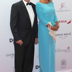 Carlos Goyanes y Cari Lapique en la Global Gift Gala de Marbella 2014