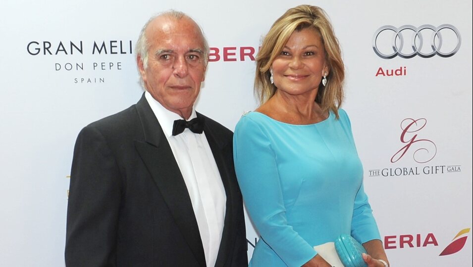 Carlos Goyanes y Cari Lapique en la Global Gift Gala de Marbella 2014