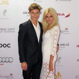 Pixie Lott y Oliver Cheshire en la Global Gift Gala de Marbella 2014
