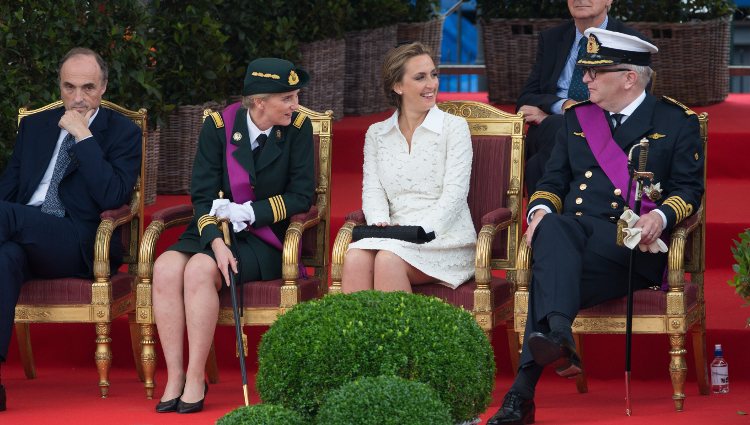 Los Principes Lorenzo, Astrid, Claire y Laurent en el Día Nacional de Bélgica 2014