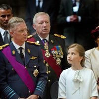 El Rey Felipe de Bélgica y la Princesa Isabel en el Día Nacional de Bélgica 2014