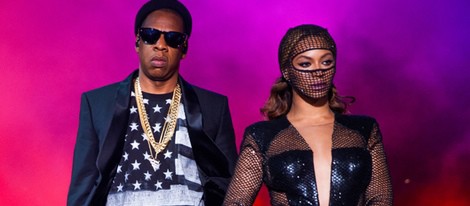 Beyoncé y Jay Z en su concierto celebrado en Dallas