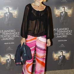 Eugenia Martínez de Irujo en el concierto de Alejandro Fernández en Madrid