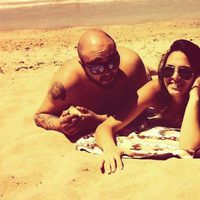 Kiko Rivera y su novia Irene Rosales en la playa