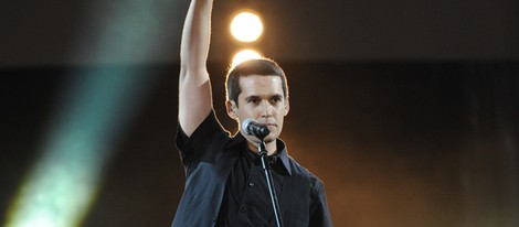 Jorge Ruiz en los Premios 40 Principales 2012