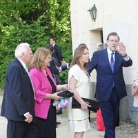 Mariano Rajoy y Elvira Fernández Balboa en la boda de Belén de Guindos y Gonzalo Diniz