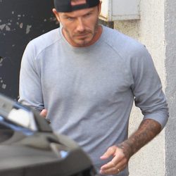 David Beckham en el Soul Cycle de Santa Mónica