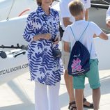 Primera imagen de la Reina Sofía en sus vacaciones en Mallorca 2014