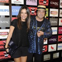Celia Gómez y Antonio Canales en la presentación del espectáculo 'Poeta en Nueva York' en Madrid