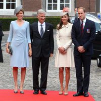 Los Reyes de Bélgica y los Duques de Cambridge en los actos por el centenario del estallido de la I Guerra Mundial