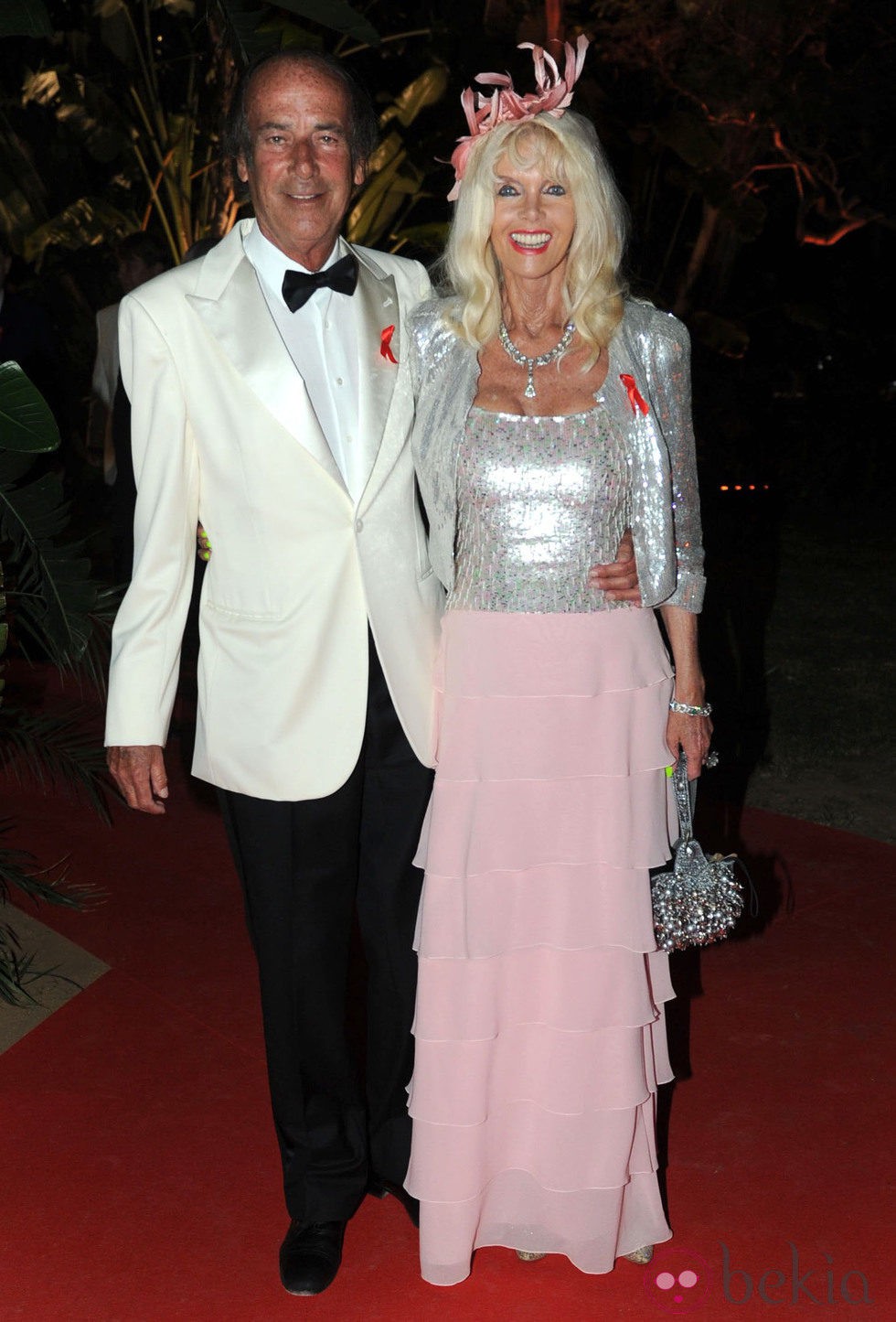 Gunilla Von Bismarck y Luis Ortiz en la Gala de la Concordia 2014 en Marbella