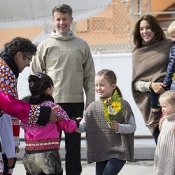 La Familia Real danesa de visita oficial en Groenlandia