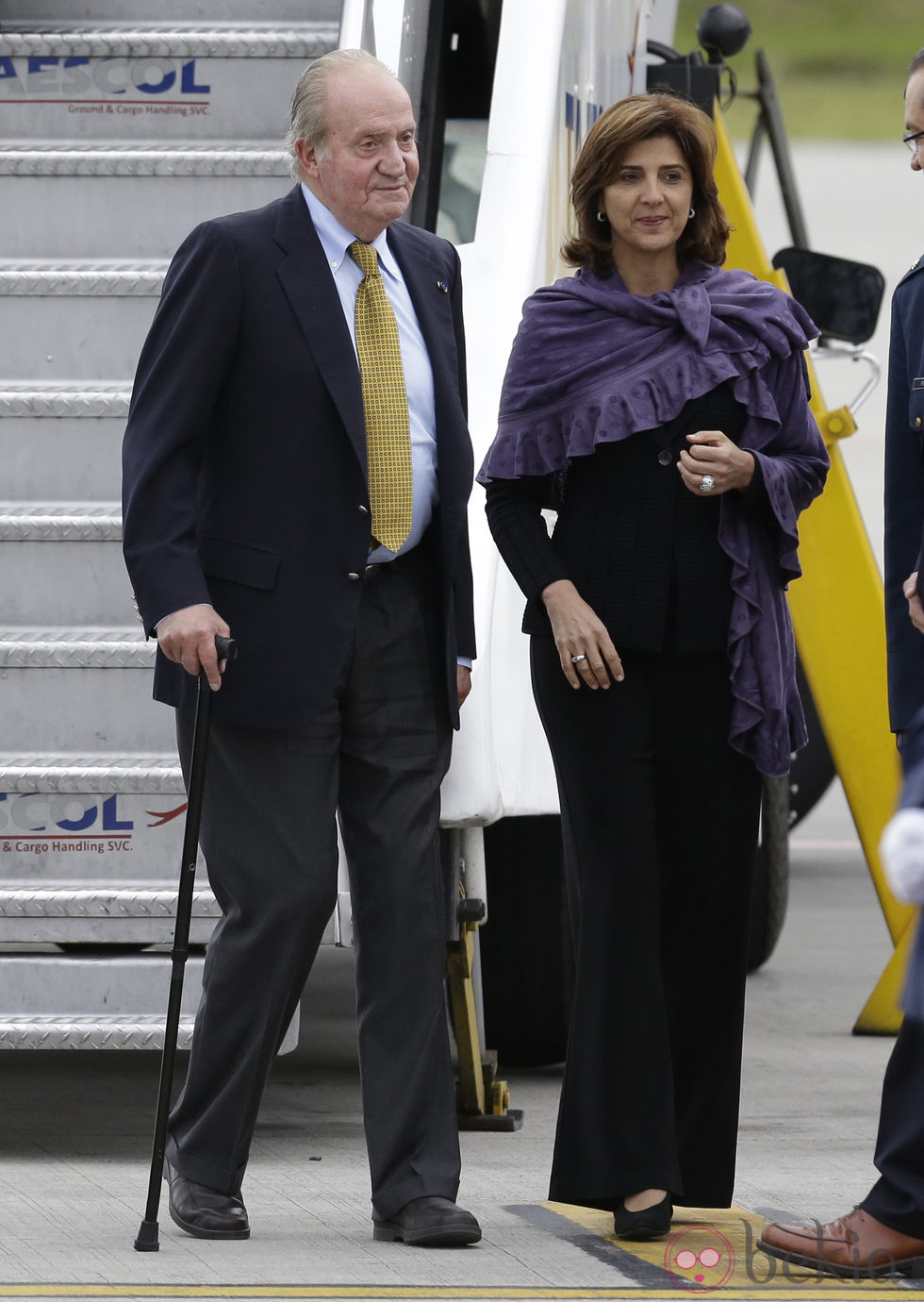 El Rey Juan Carlos de visita en Colombia