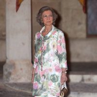 La Reina Sofía en la recepción a la sociedad balear en Mallorca