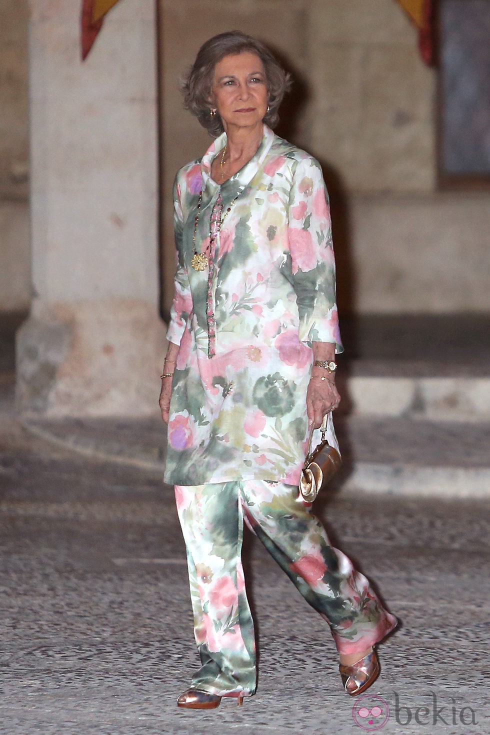 La Reina Sofía en la recepción a la sociedad balear en Mallorca