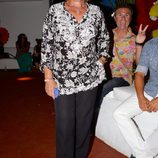 Chelo García Cortés en la fiesta Flower Power 2014 en Ibiza