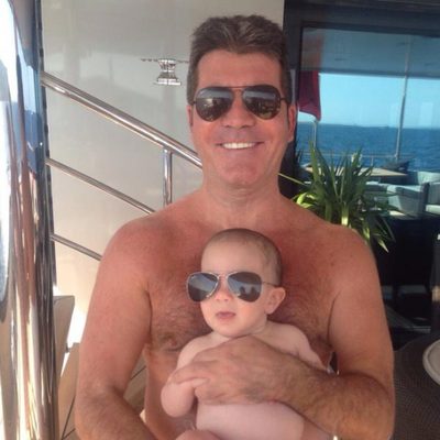 Simon Cowell y su hijo Eric