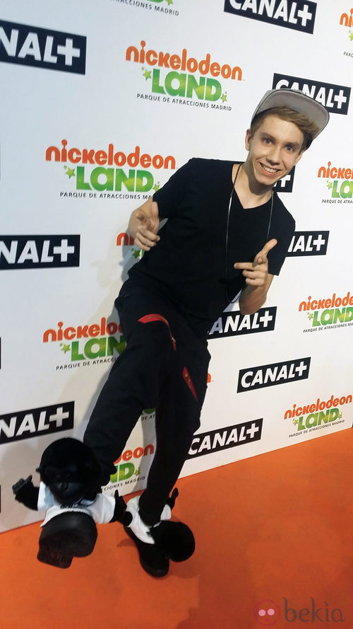 Carlos Parejo en un evento de Nickelodeon