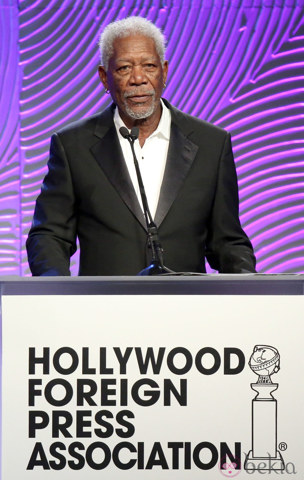 Morgan Freeman en el Banquete de Caridad de la HFPA
