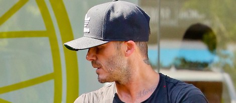 David Beckham tras su entrenamiento en el SoulCycle de Los Angeles