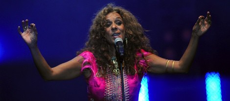 Rosario Flores actuando en el Starlite Festival de Marbella 2014