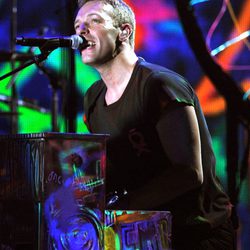 Chris Martin en los Premios Grammy de 2012