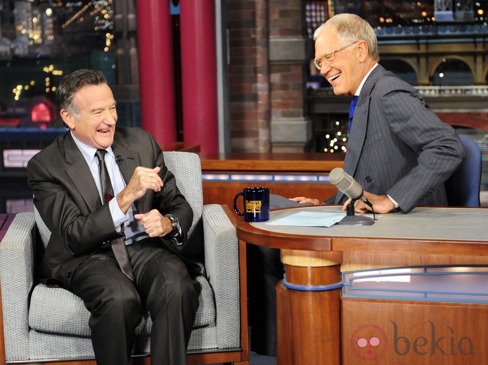 Robin Williams en el programa de David Letterman