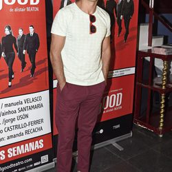 Daniel Muriel en el estreno de 'Feelgood' en Madrid