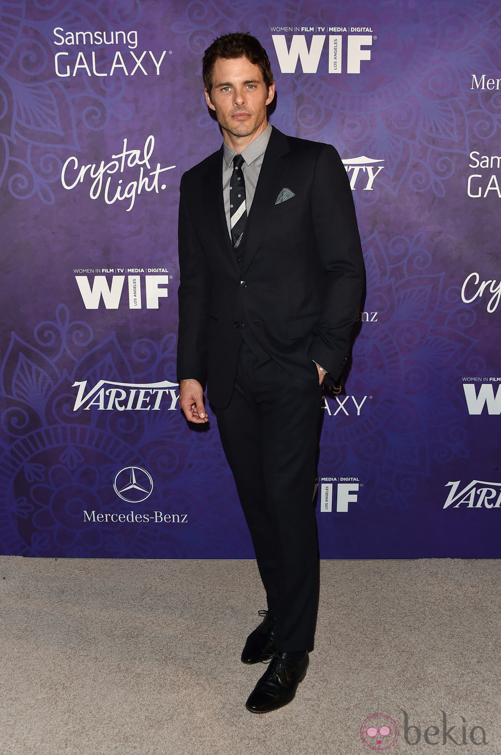 James Marsden en una fiesta previa a la entrega de los Premios Emmy 2014