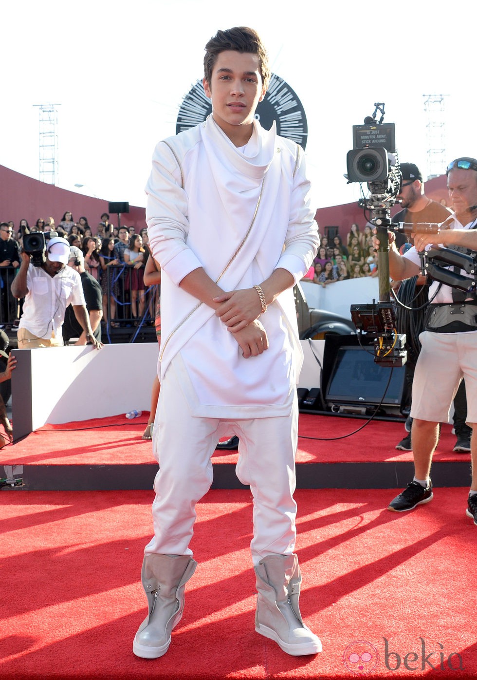 Austin Mahone en la alfombra roja de los MTV Video Music Awards 2014