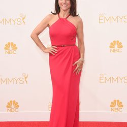 Julia Louis-Dreyfus en la alfombra roja de los Emmys 2014
