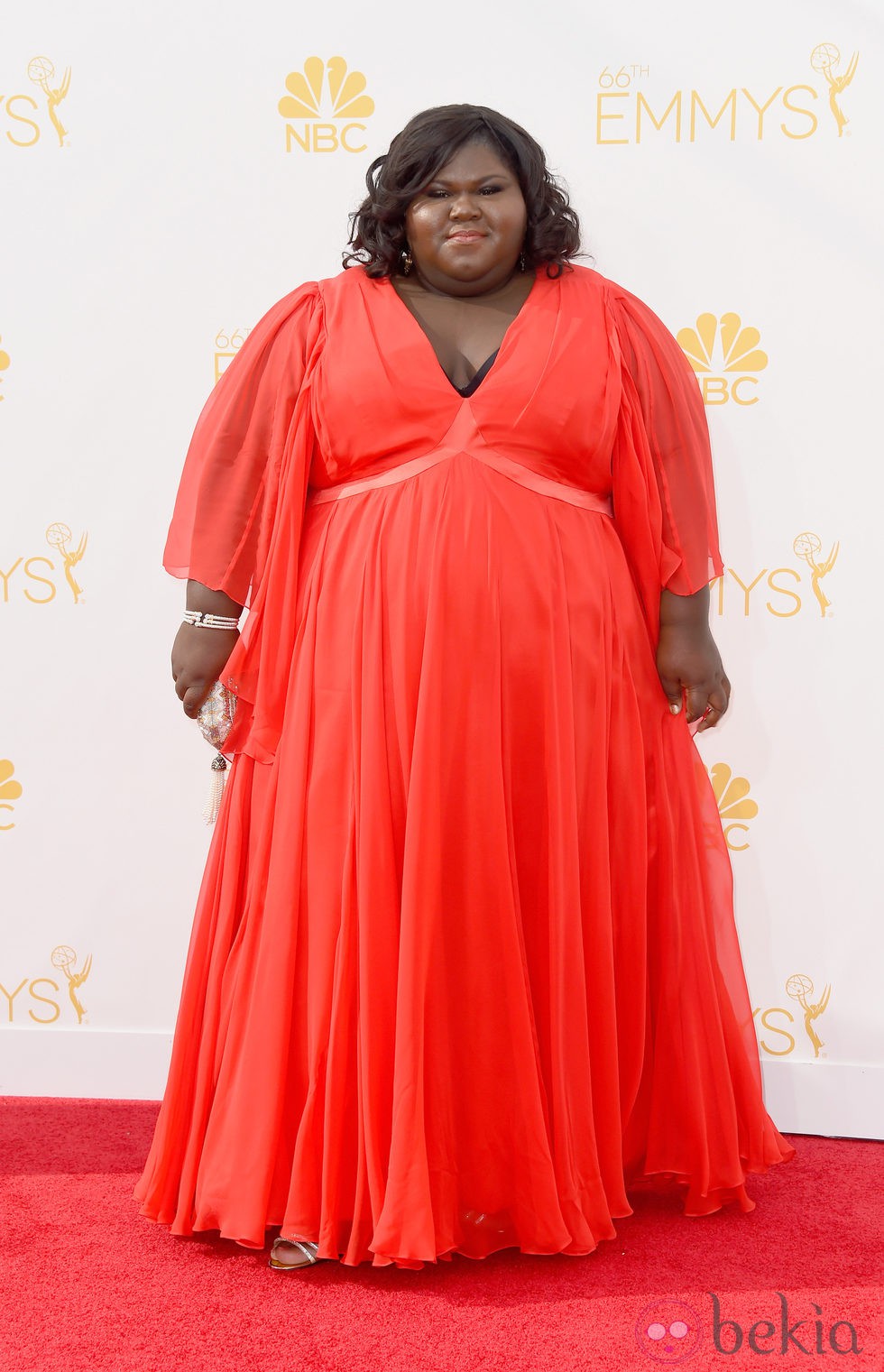 Gabourey Sidibe en la red carpet de los Emmys 2014