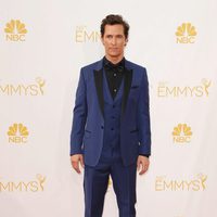 Matthew McConaughey en la red carpet de los Emmy 2014