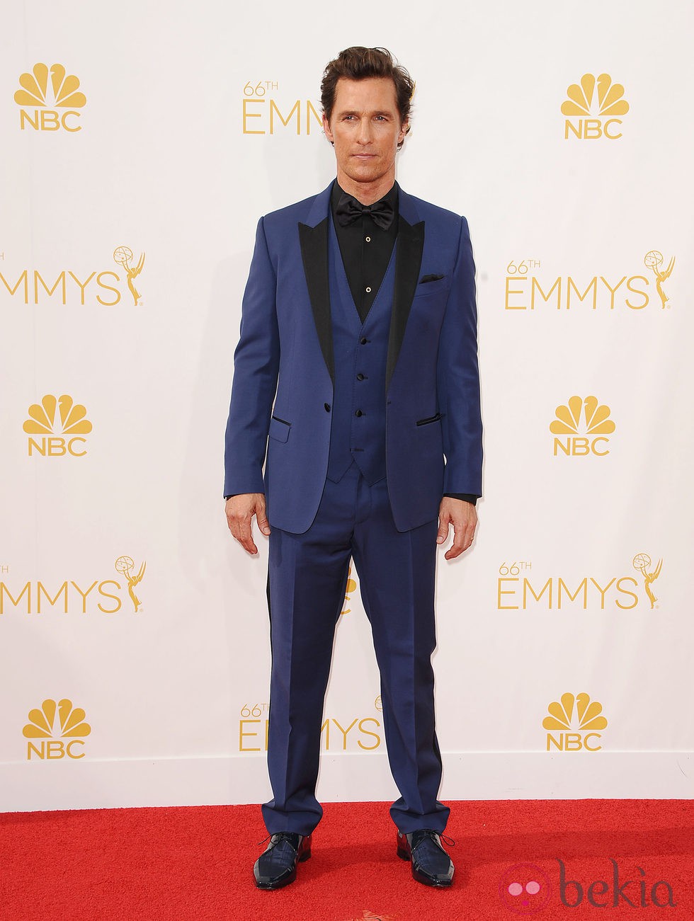 Matthew McConaughey en la red carpet de los Emmy 2014