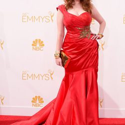 Christina Hendricks en la red carpet de los Emmys 2014