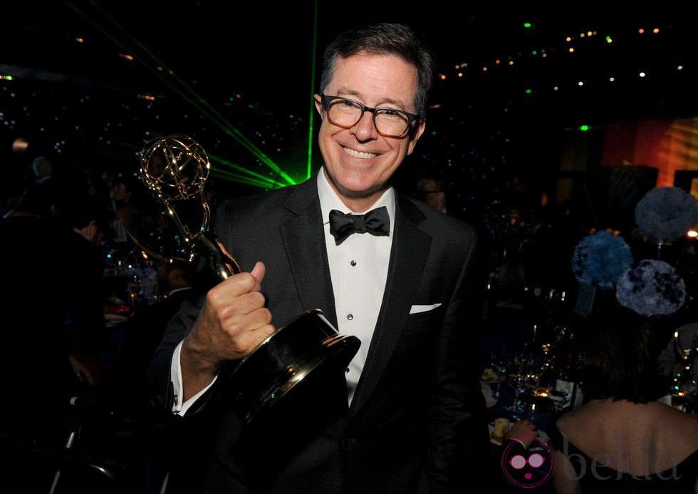 Stephen Colbert en los Premios Emmy 2014