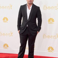 Johnny Galecki en la alfombra roja de los Premios Emmy 2014