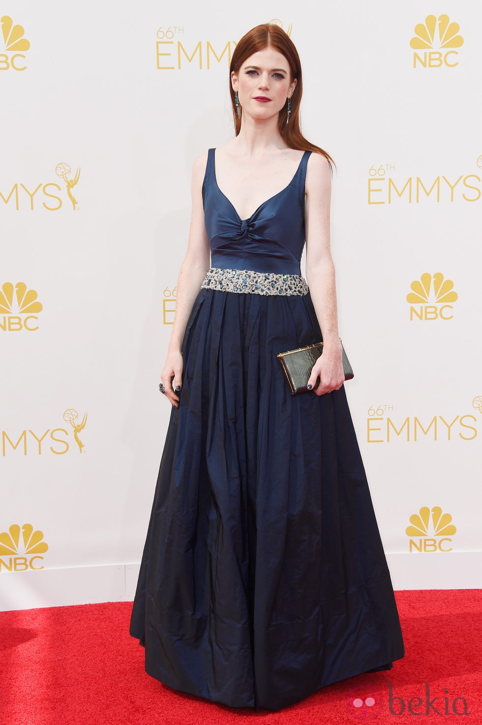 Rose Leslie en la alfombra roja de los Premios Emmy 2014