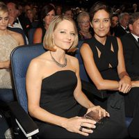Jodie Foster y Alexandra Hedison en la alfombra roja de los Premios Emmy 2014