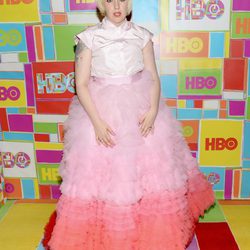 Lena Dunham en la fiesta de HBO tras los Emmy 2014