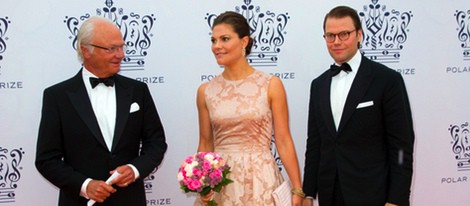El Rey Carlos Gustavo y los Príncipes Victoria y Daniel de Suecia en los Premios Polar Music 2014