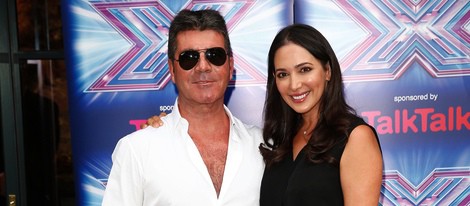 Simon Cowell y Lauren Silverman en la presentación de la 11 edición de 'The X Factor'