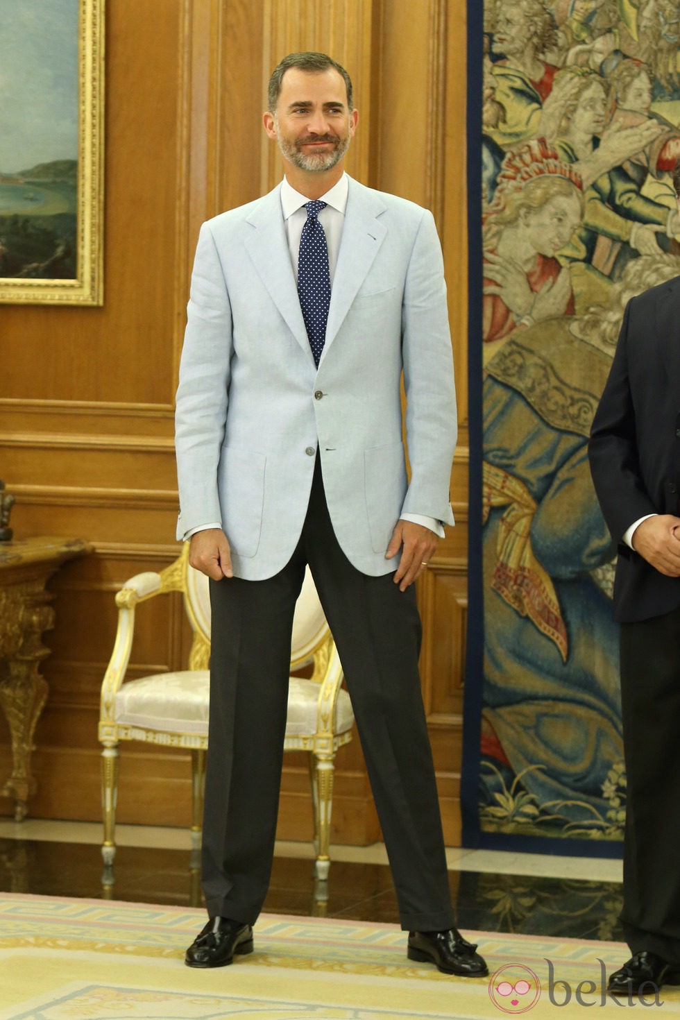El Rey Felipe retoma su agenda oficial con una audiencia