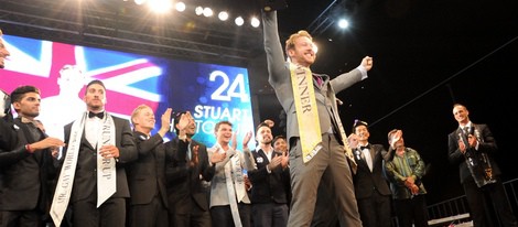 Stuart Hatton Jr. en la final de Mr. Gay World 2014