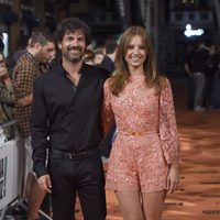Michelle Jenner y Rodolfo Sancho en el estreno de 'Isabel' en el FesTVal de Vitoria 2014