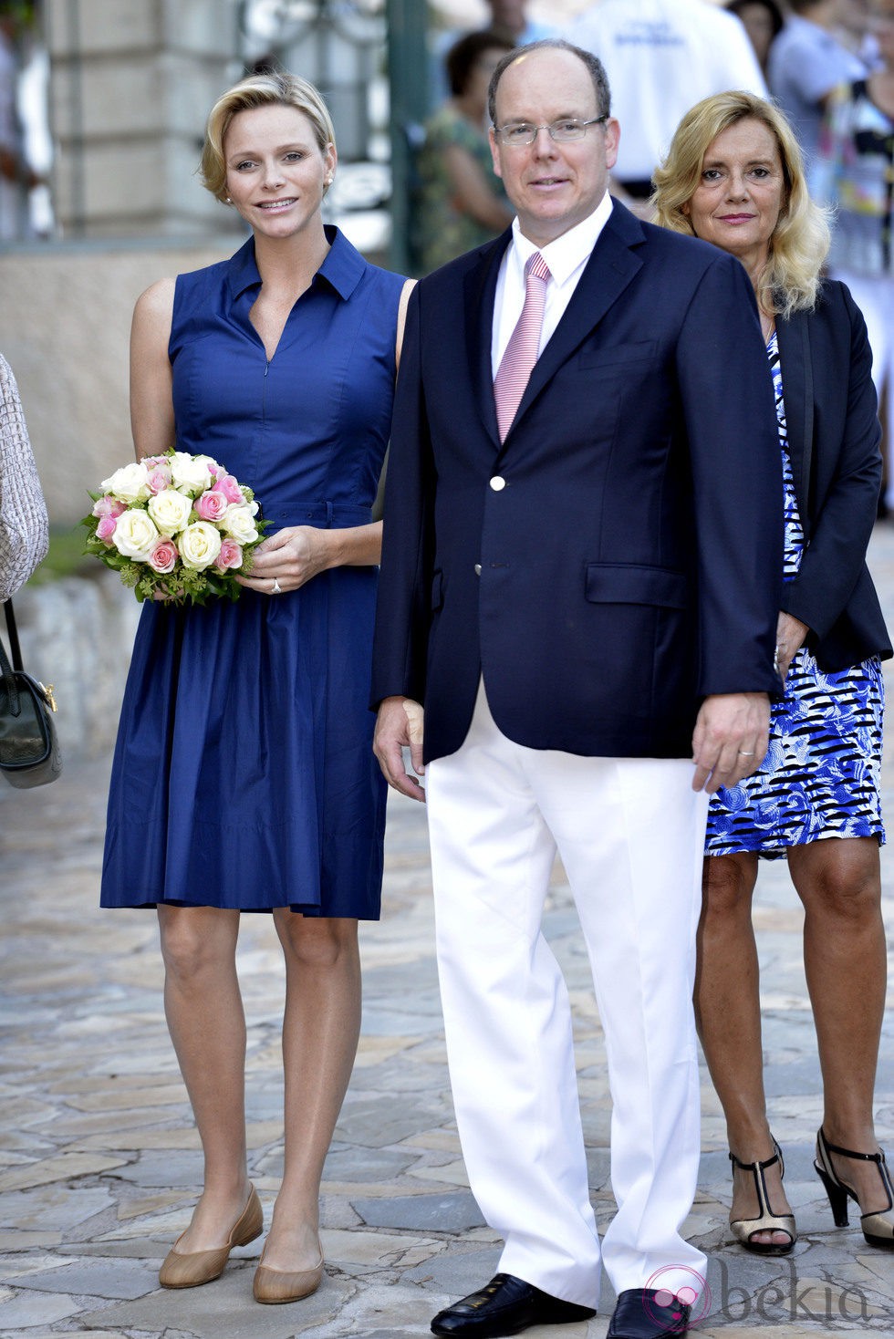 Alberto y Charlene de Mónaco en el picnic anual de Monte-Carlo